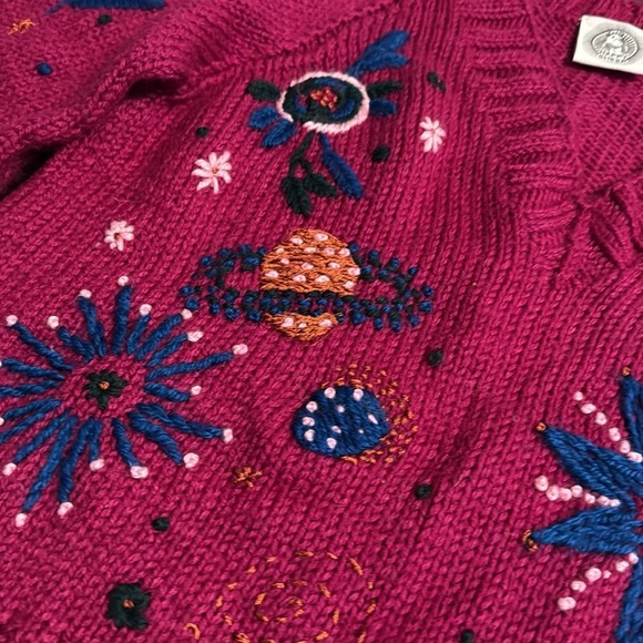 Happy sheep embroidered Sweater - Picture 2 of 7